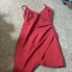 Elegant Red Women's Dress